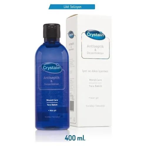 Crystalin 400 ml Antiseptik & Dezenfektan Likit Solüsyon